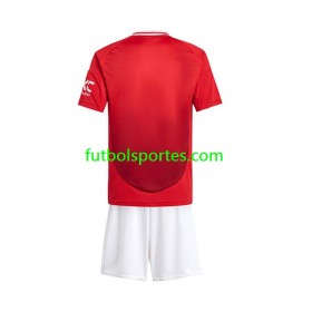 Camiseta Manchester United Niño Primera Equipación 2024/2025